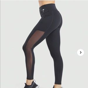 Gymshark Women’s Black Training Mesh Leggings